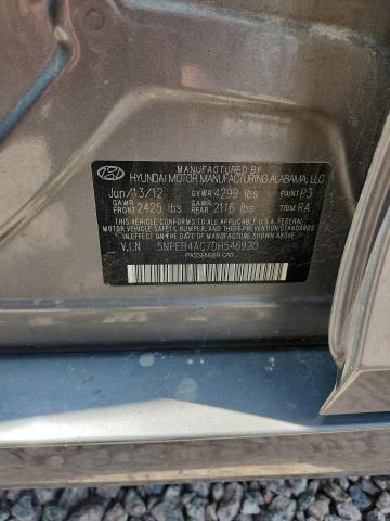 5NPEB4AC7DH546920 2013 HYUNDAI SONATA photo no. 12