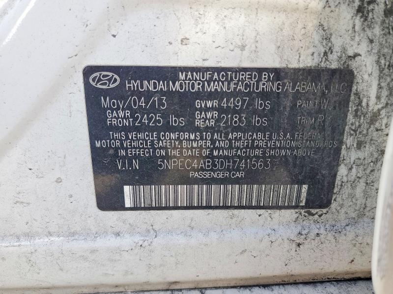 2013 HYUNDAI SONATA LIMITED 2.0T — Фото 12 из 12