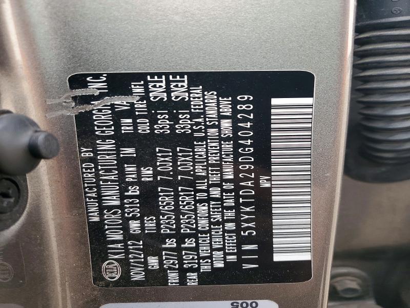 2013 KIA SORENTO LX — Фото 13 из 13