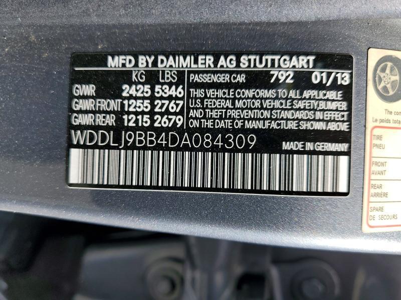 2013 MERCEDES-BENZ CLS 550 4MATIC — Фото 12 из 12