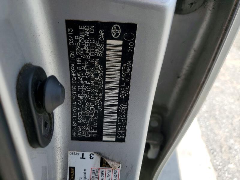 2013 TOYOTA PRIUS V FIVE — Фото 12 из 12
