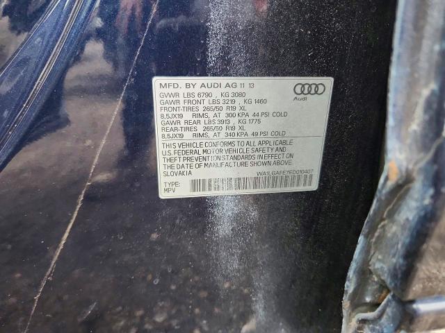 WA1LGAFE7ED010407 2014 AUDI Q7 photo no. 12