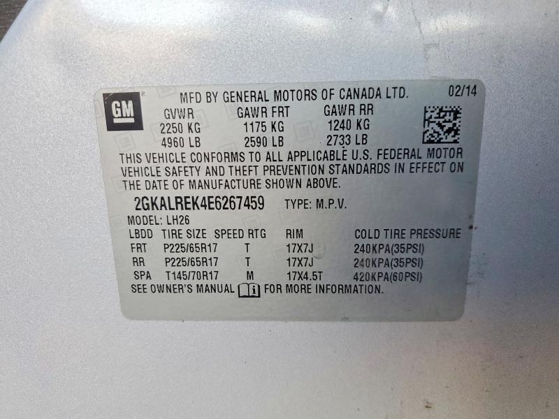 2014 GMC TERRAIN SLE — Фото 14 из 14