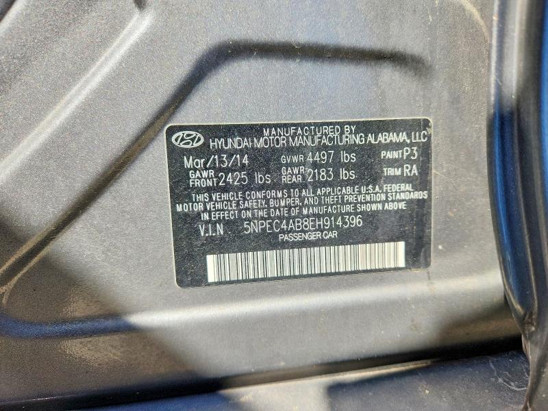 2014 HYUNDAI SONATA LIMITED 2.0T — Фото 12 из 12