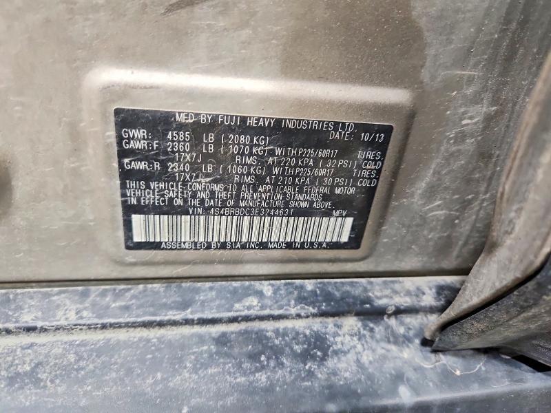 4S4BRBDC3E3296552 2014 SUBARU OUTBACK photo no. 12