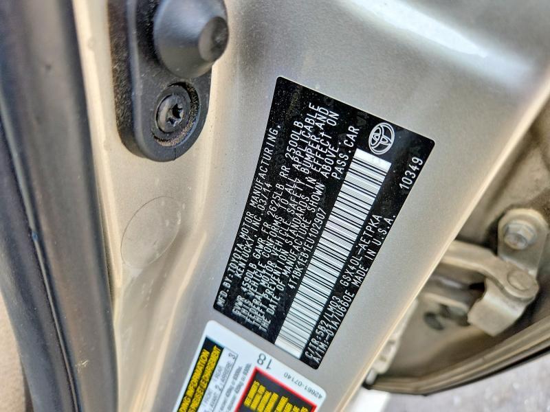 4T1BK1EB1EU102907 2014 TOYOTA AVALON photo no. 12