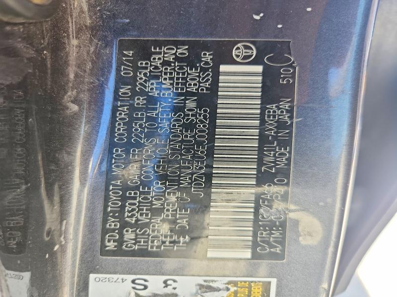 2014 TOYOTA PRIUS V TWO — Фото 12 из 12