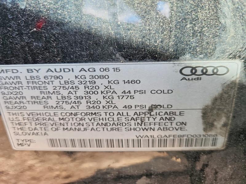 2015 AUDI Q7 PREMIUM PLUS — Фото 12 из 12