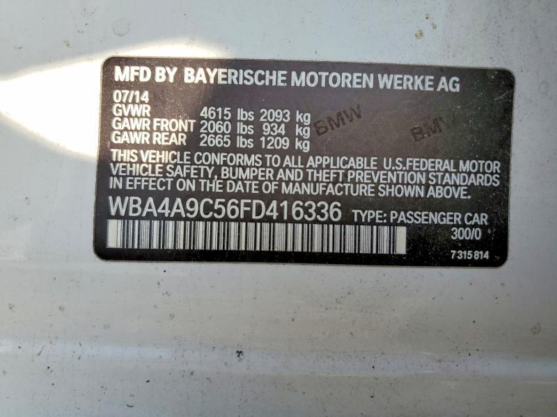 2015 BMW 428 I GRAN COUPE SULEV — Фото 12 из 12
