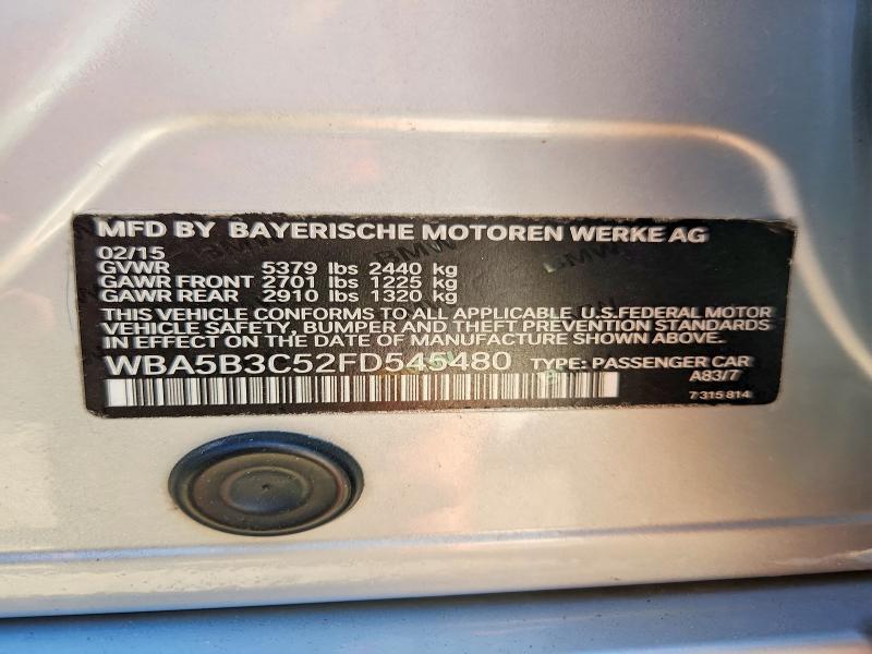 WBA5B3C52FD545480 2015 BMW 535 photo no. 12