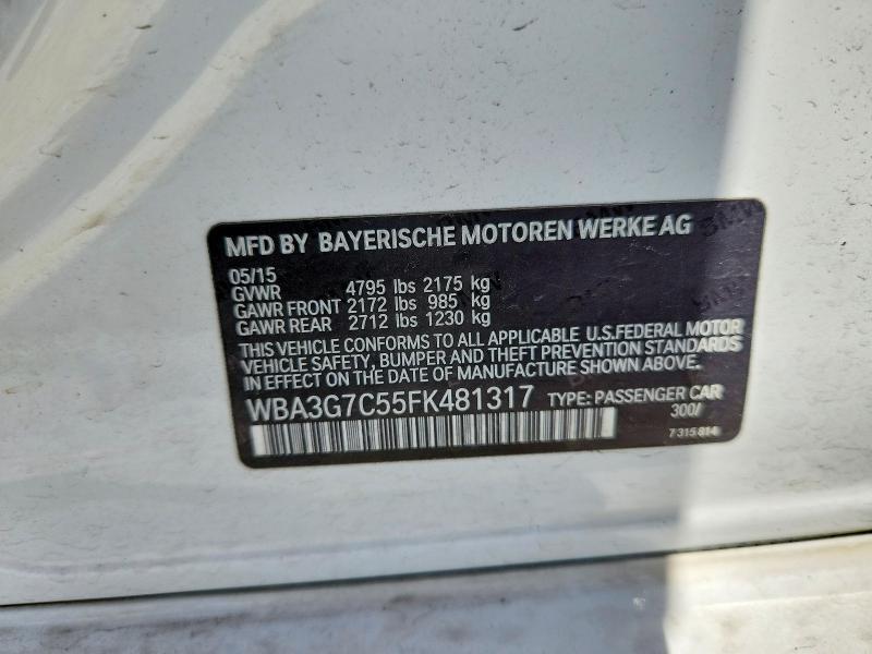 2015 BMW 328 XI — Фото 12 из 12