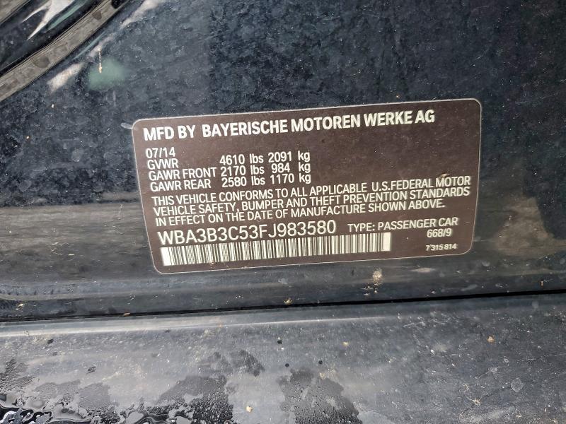WBA3B3C53FJ983580 2015 BMW 328 photo no. 12