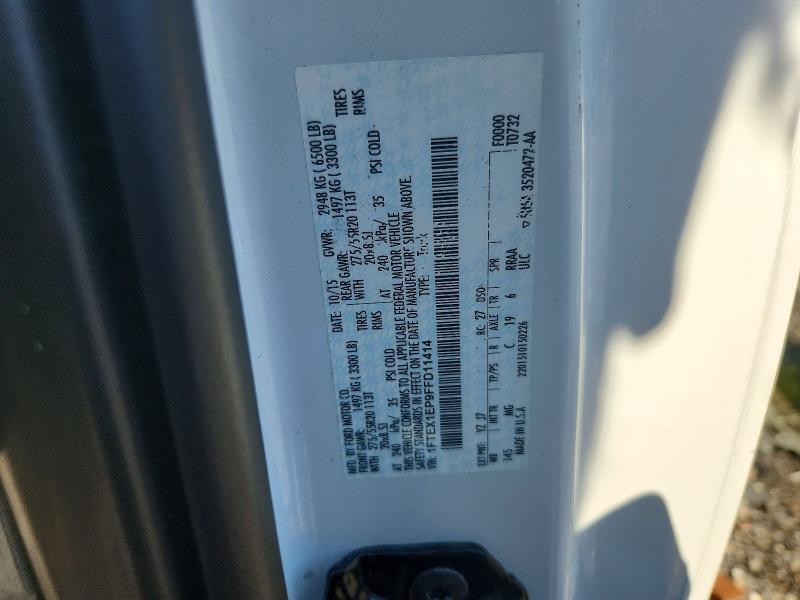 1FTEX1EP9FFD11414 2015 FORD F150 photo no. 12