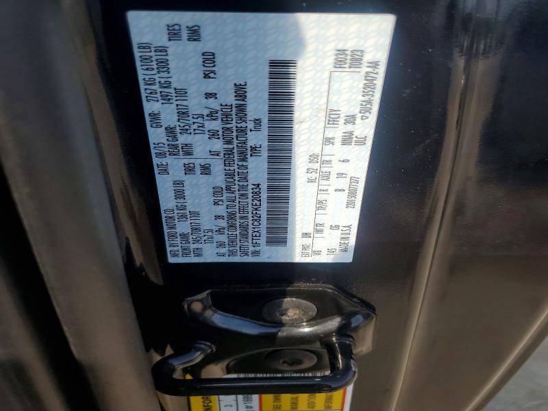 1FTEX1C82FKE20834 2015 FORD F150 photo no. 12