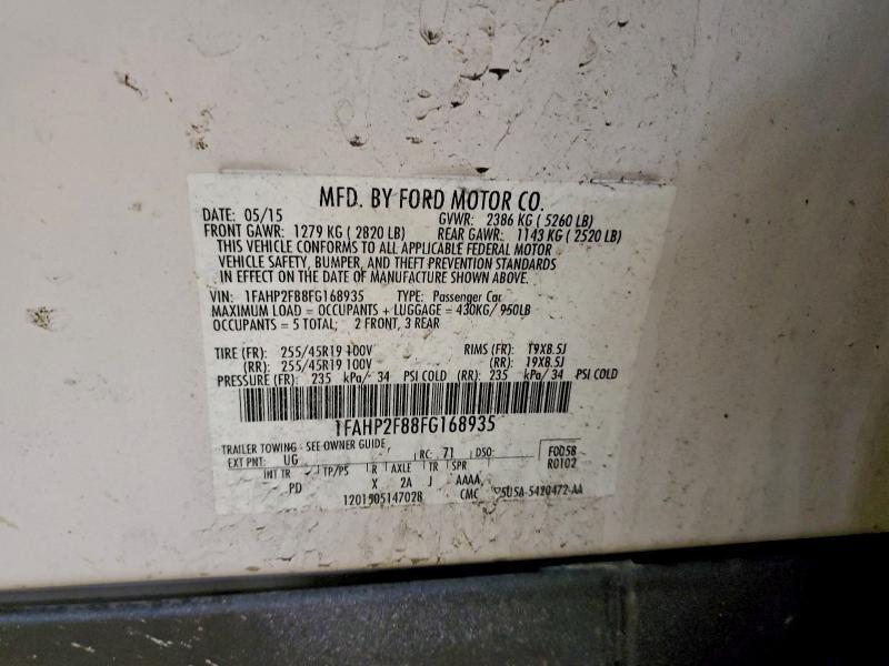 1FAHP2F88FG168935 2015 FORD TAURUS photo no. 12