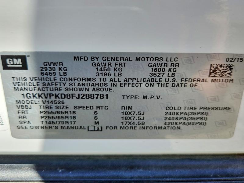 2015 GMC ACADIA SLE — Фото 14 из 14