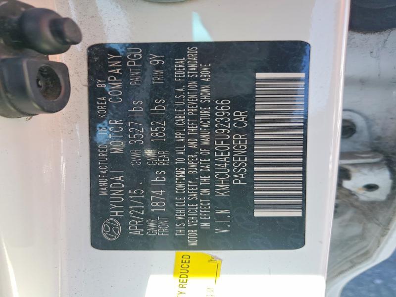 KMHCU4AE0FU923966 2015 HYUNDAI ACCENT photo no. 12