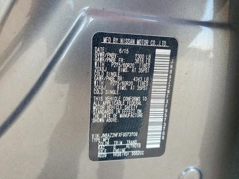 2015 INFINITI QX80 BASE — Фото 13 из 13