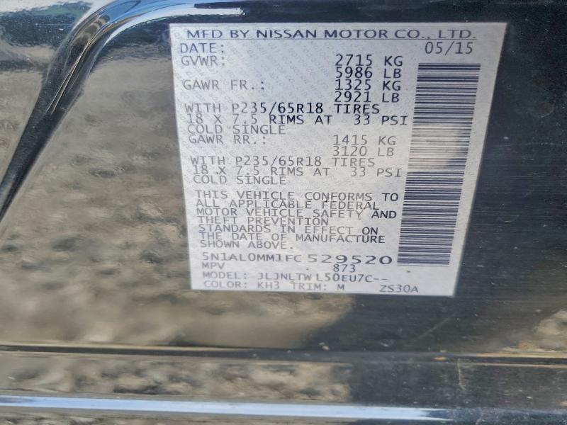 2015 INFINITI QX60 BASE — Фото 13 из 13