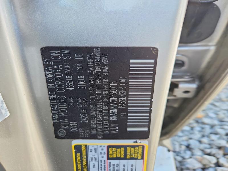 KNAGM4A70F5560115 2015 KIA OPTIMA photo no. 12