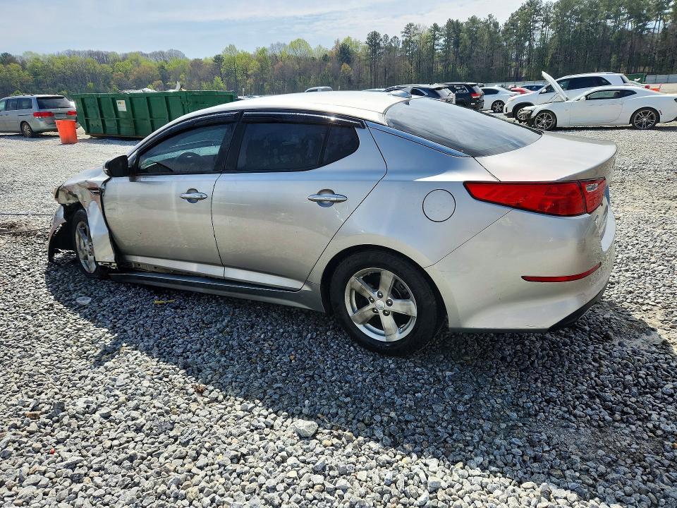 KNAGM4A70F5560115 2015 KIA OPTIMA photo no. 2