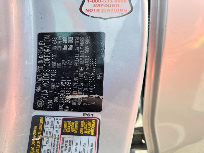 KNDJP3A50F7779685 2015 KIA SOUL photo no. 12
