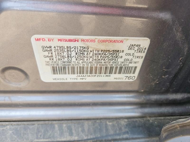 2015 MITSUBISHI OUTLANDER SE — Фото 12 из 12