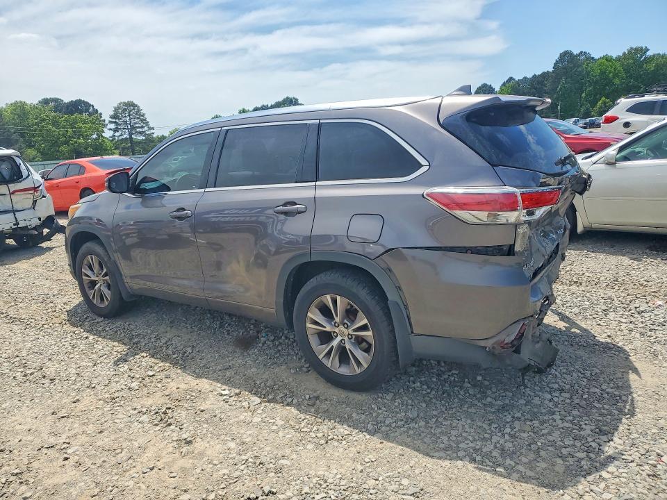 2015 TOYOTA HIGHLANDER XLE — Фото 2 из 13