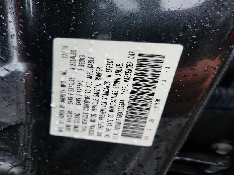 19UUB1F36GA009844 2016 ACURA TLX photo no. 12