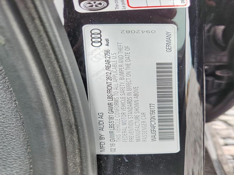 2016 AUDI A6 PREMIUM PLUS — Фото 12 из 12
