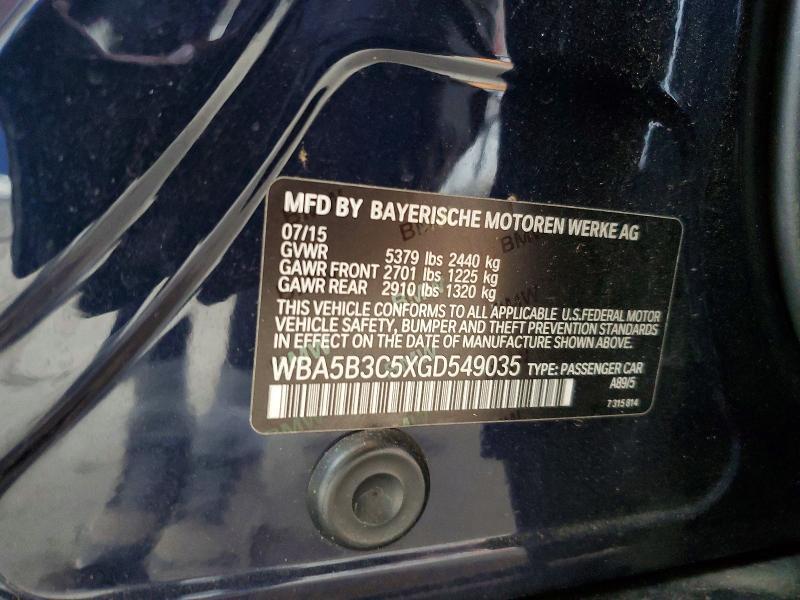 WBA5B3C5XGD549035 2016 BMW 535 photo no. 12