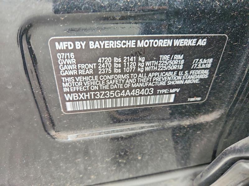 2016 BMW X1 XDRIVE28I — Фото 12 из 12