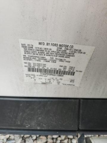 1FAHP2F89GG110804 2016 FORD TAURUS photo no. 12