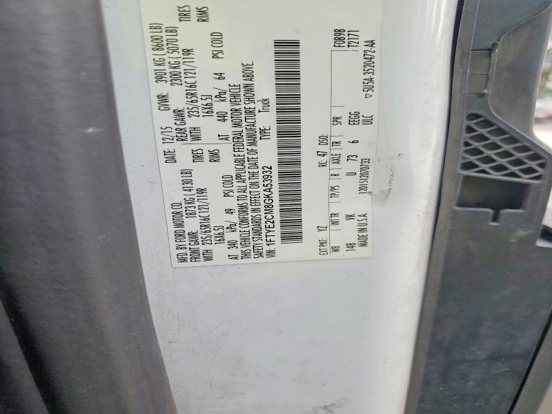 1FTYE2CM8GKA53932 2016 FORD TRANSIT photo no. 12