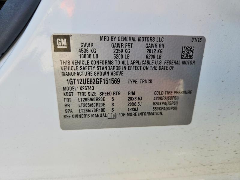 2016 GMC SIERRA K2500 DENALI — Фото 12 из 12