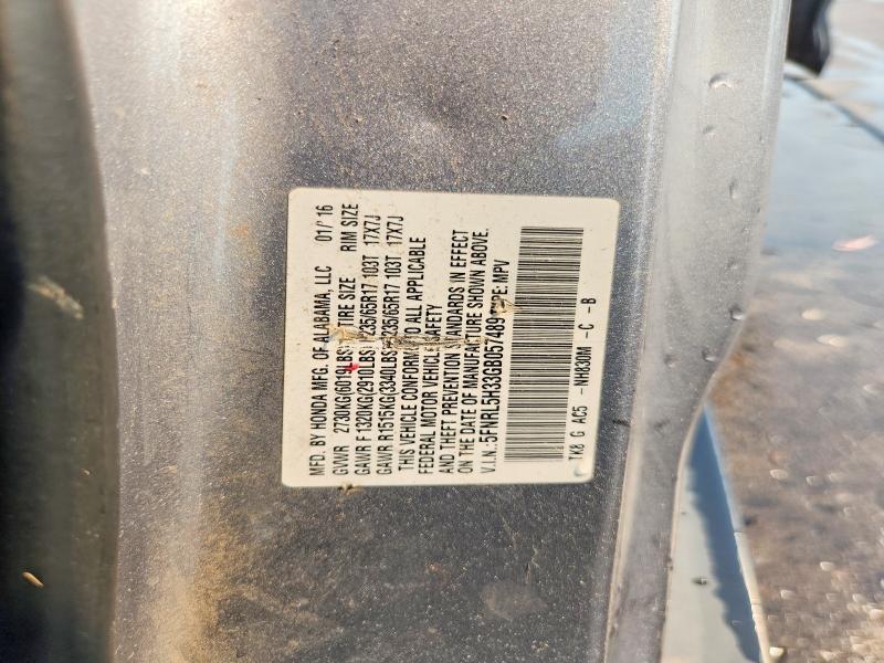 2016 HONDA ODYSSEY SE — Фото 13 из 13