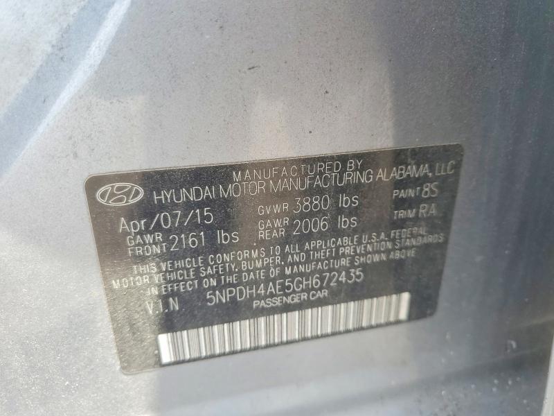 2016 HYUNDAI ELANTRA SE — Фото 13 из 13