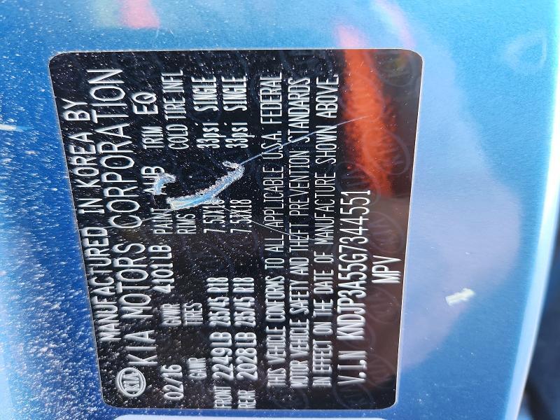 KNDJP3A55G7344551 2016 KIA SOUL photo no. 12