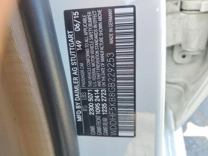 WDDHF5KB8GB229253 2016 MERCEDES-BENZ E photo no. 12