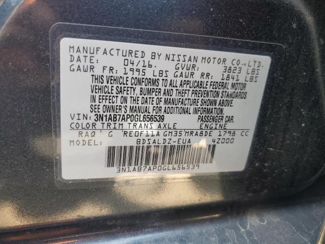 2016 NISSAN SENTRA S — Фото 12 из 12