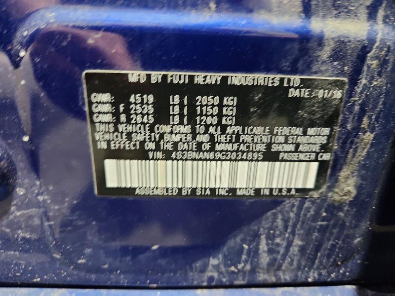 2016 SUBARU LEGACY 2.5I LIMITED — Фото 12 из 12