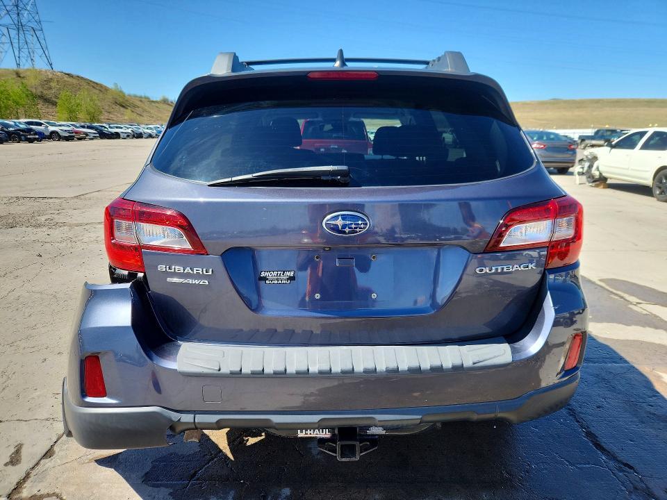 2016 SUBARU OUTBACK 2.5I PREMIUM — Фото 6 из 13