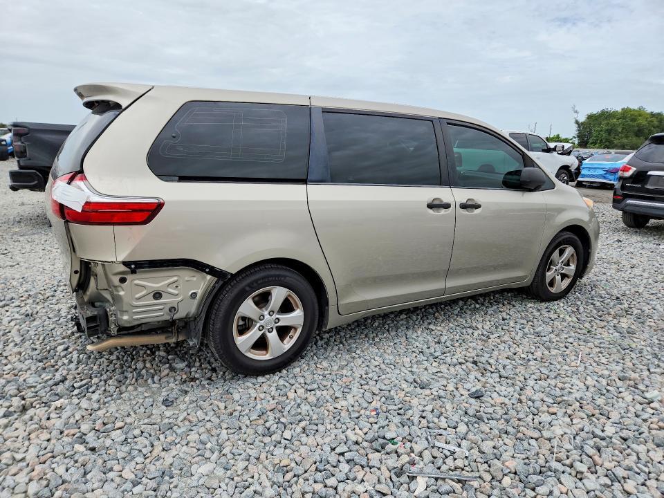 2016 TOYOTA SIENNA L 7-PASSENGER — Фото 3 из 13