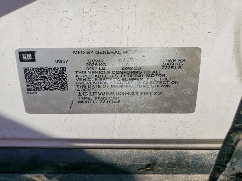 2017 CHEVROLET BOLT EV LT — Фото 12 из 12