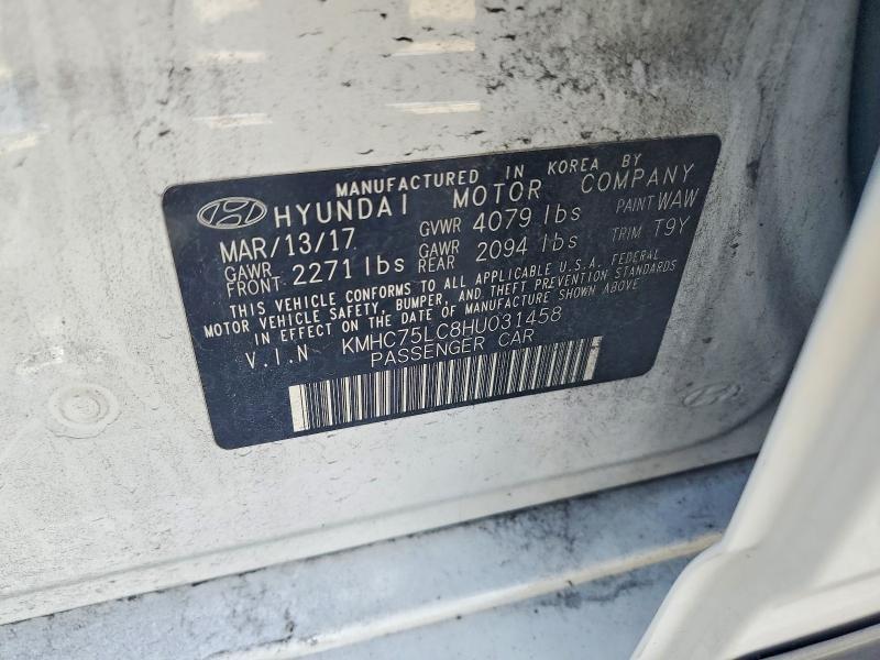 2017 HYUNDAI IONIQ SEL — Фото 12 из 12