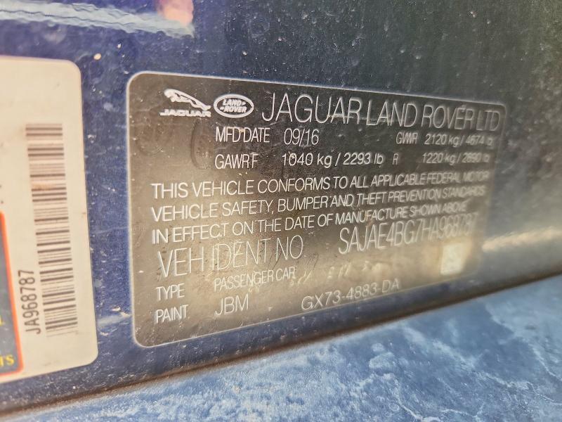 2017 JAGUAR XE PRESTIGE — Фото 13 из 13