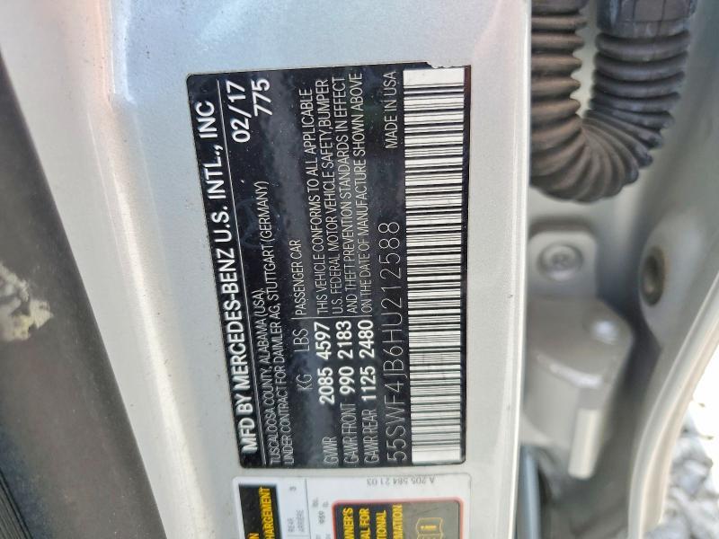 55SWF4JB6HU212588 2017 MERCEDES-BENZ C 30 photo no. 12