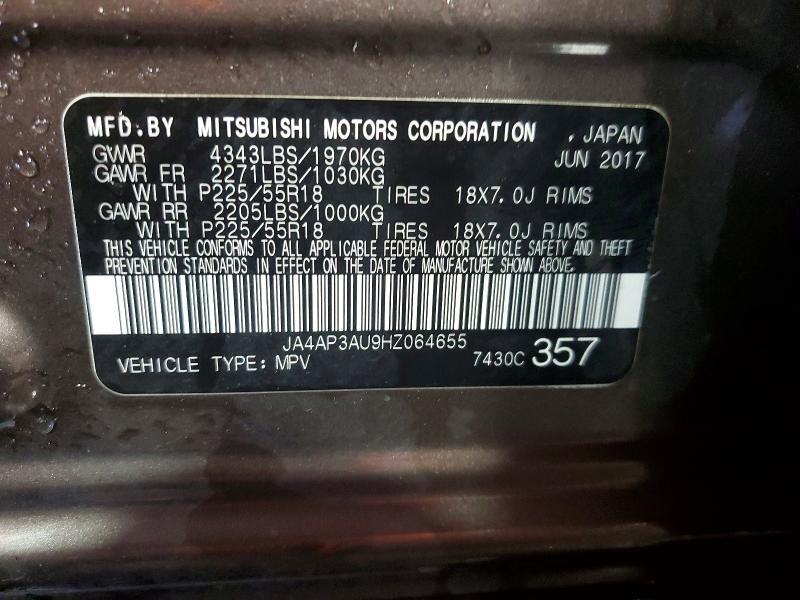 2017 MITSUBISHI OUTLANDER SPORT ES — Фото 12 из 12