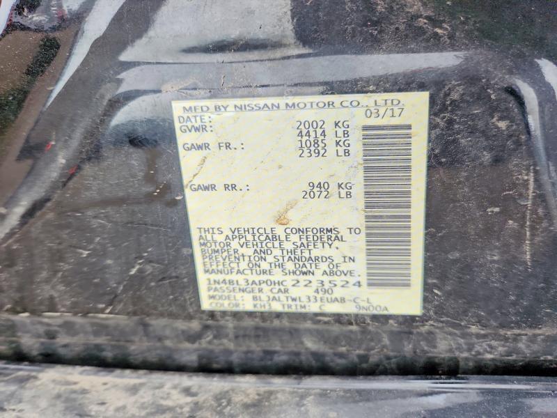 1N4BL3AP0HC223524 2017 NISSAN ALTIMA photo no. 12
