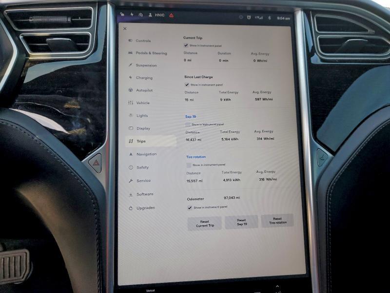 2017 TESLA MODEL S — Фото 9 из 12